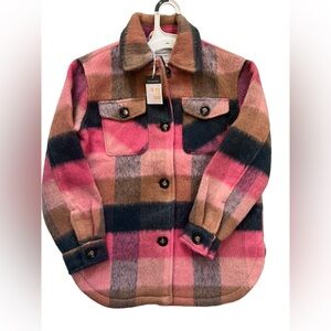 Girls Coat Button up  size 9-10